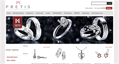 Desktop Screenshot of gemsdiamonds.cz