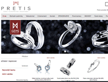 Tablet Screenshot of gemsdiamonds.cz
